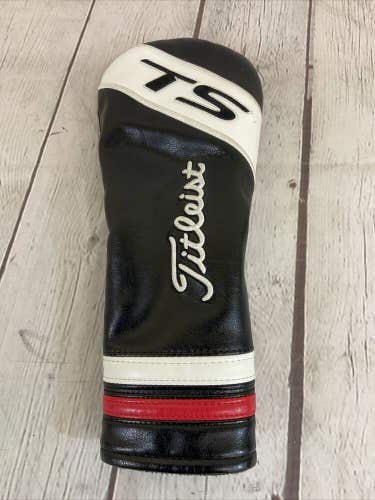 Titleist Golf Leather TS Fairway Wood Headcover with Adjustable Degree - 0019