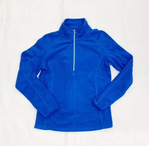 Port Authority 1/2 Zip Pullover Jacket Women's Medium Blue L224