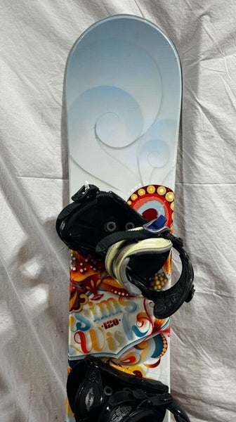 SIMS Wish 120cm Twin-Tip All-Mountain Kids Snowboard SIMS