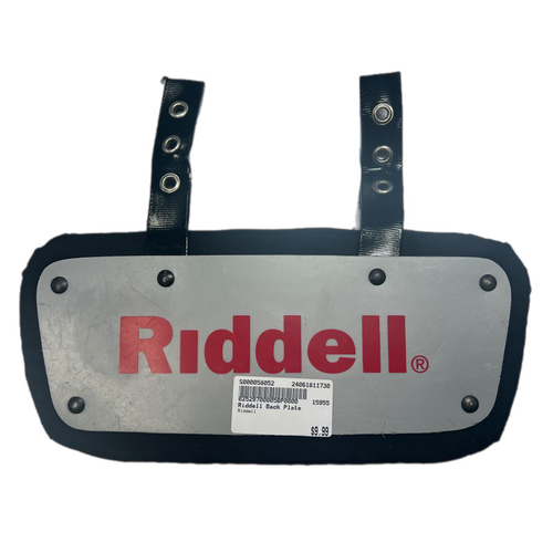 Riddell Used Back Plate