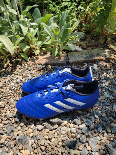 Blue Used Size 5.0 (Women's 6.0) Unisex Adidas Goletto Molded Cleats Cleats