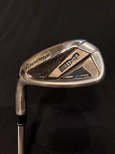 LEFT HAND Taylormade SIM2 Max P WEDGE Pitching Wedge Regular 85 Max Steel LH