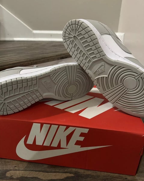 Size 10 New Men's Nike Dunk Low Grey Fog Shoes