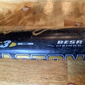 Used Easton Black Magic Bat (-3) Alloy 28 oz 31"