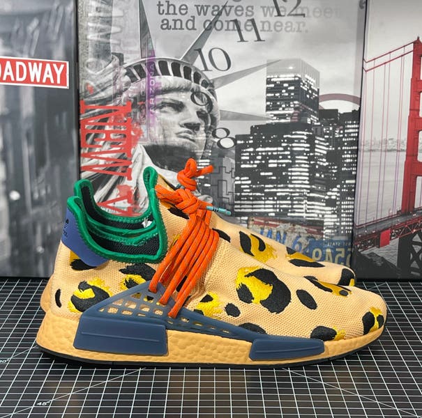 Adidas Men's SIZE 11 Pharrell x NMD Human Race Animal Print Amber HP3221  NEW | SidelineSwap | Buy and Sell on SidelineSwap