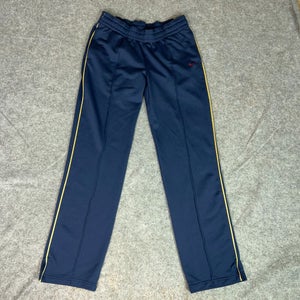Nike Mens Pants Medium Navy Gold Striped USA Soccer Team Logo Training Sports