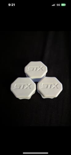 STX Shaft Plug Buttend 3 pack White
