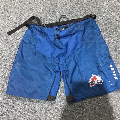 Used Colorado Avalanche Blue Large Bauer Nexus Pant Shell