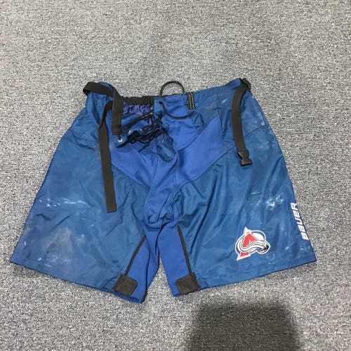 Used Colorado Avalanche Blue Large Bauer Nexus Pant Shell