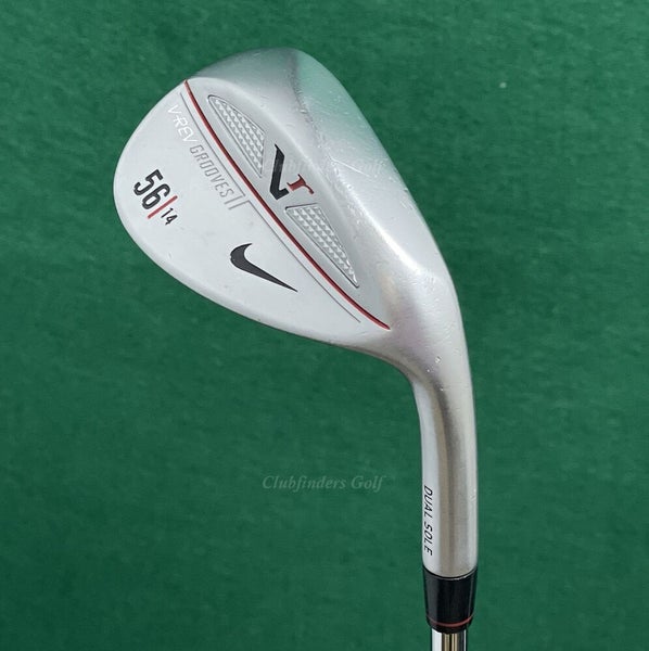 Nike VR Dual Sole V-REV Chrome 56-14 56° Sand Wedge Dynamic Gold Wedge Flex