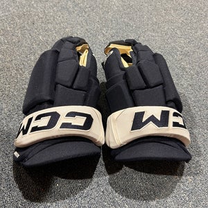 New Navy (WC) CCM HGCLPR Pro Stock Gloves Colorado Avalanche MacDermid 15”