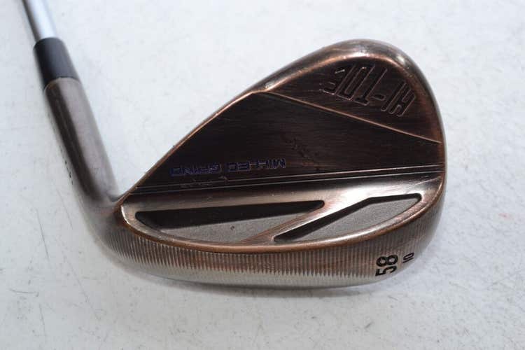 TaylorMade Milled Grind 3 HI-TOE Copper 58*-10 Wedge Right KBS Steel # 176067