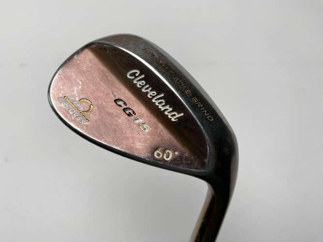 Cleveland CG15 Oil Can Lob Wedge 60* Traction Wedge Steel Mens RH