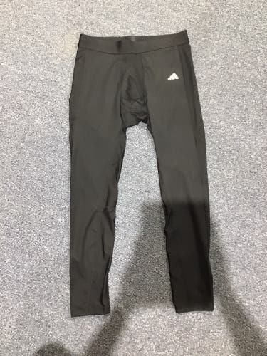 Used Large Black Men's Adidas Tech Fit Compression