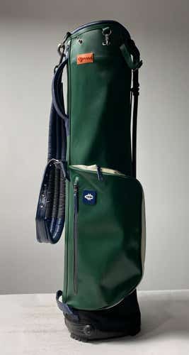 Stitch SL1 Stand Bag Green White Blue 2-Way Divide Single Strap Golf Bag