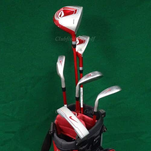 JUNIOR Nike Golf VRS 6-PIECE Complete Golf Club Set w/ Stand Bag *READ*