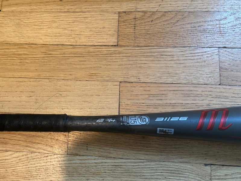 Used 2022 Marucci USSSA Certified Alloy 26 oz 31" CAT9 Bat