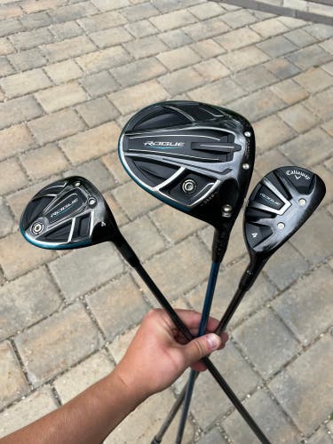 Excellent Condition - Callaway Rouge: Driver and Fairway Wood 3-Pack