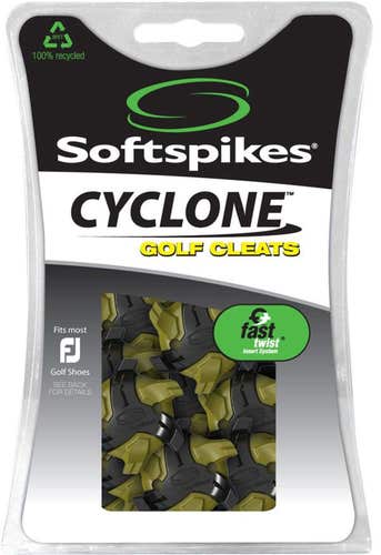 Soft Spikes Cyclone Golf Cleats (Fast Twist) Classic 18 Cleats NEW