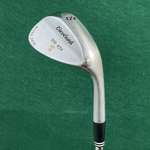Cleveland 588 RTX Rotex Face Chrome 60-8 60° LW Wedge Flex Dynamic Gold Steel