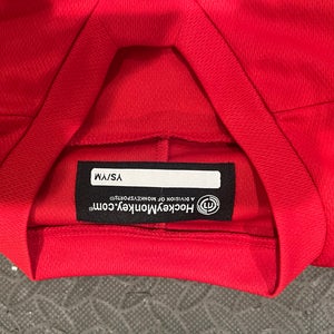 Hockey Monkey Youth S/M Hockey Practice Jersey Red