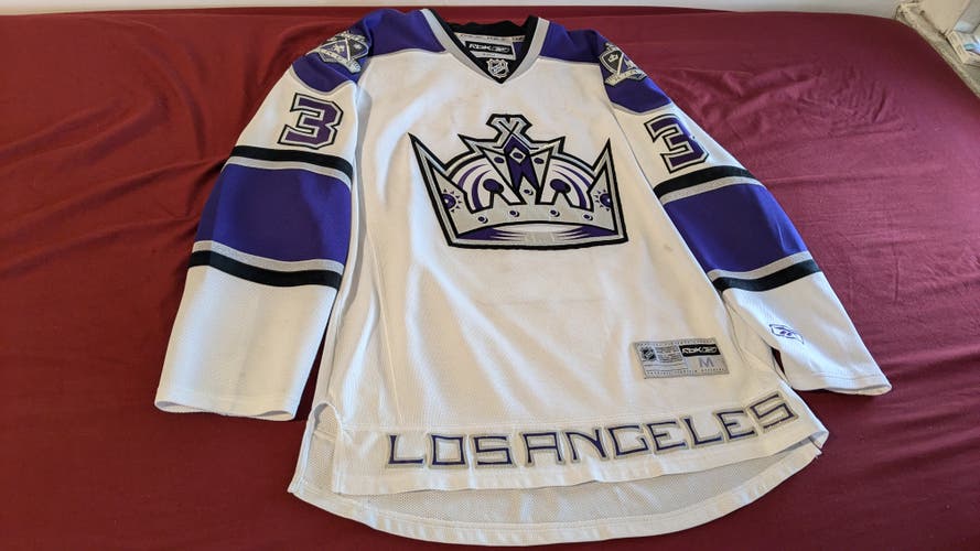 White Used Medium Los Angeles Kings Men's Reebok Jersey