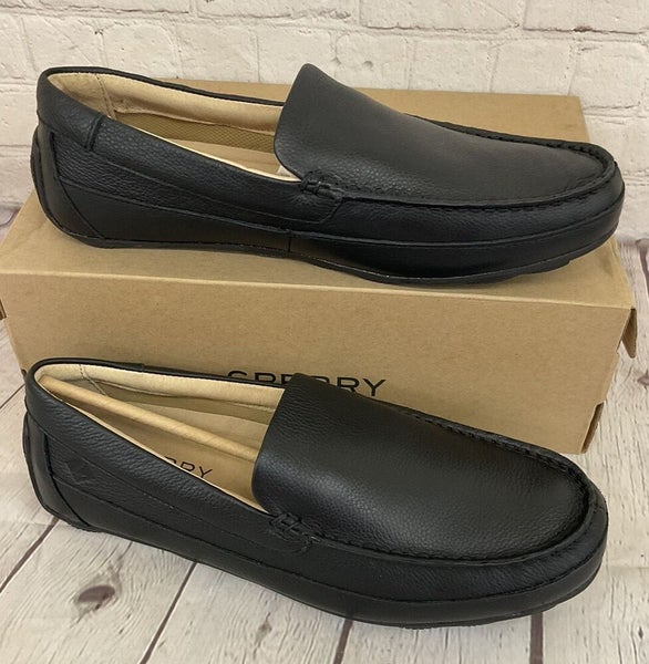 Sperry Top-Sider 10723 Hampden Venetian Men's Loafers Black US 11.5 M UK 10.5 M