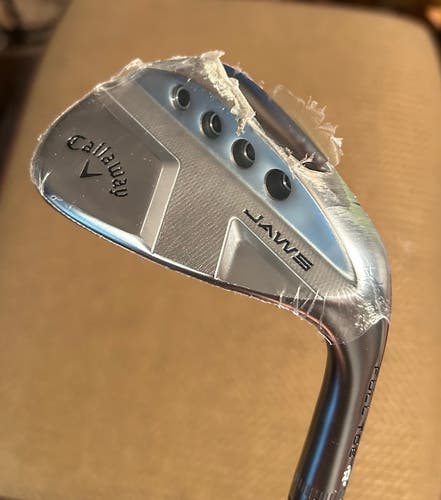 New Men's Callaway Jaws Raw Right Handed Wedge 58 Degree Steel Shaft