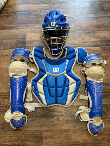 Used  Wilson Catcher's Set