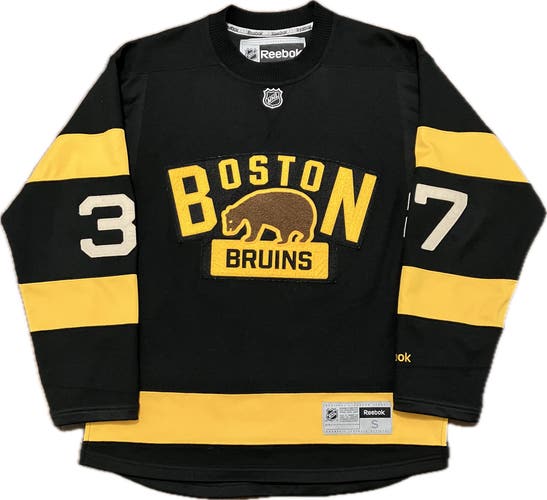 Boston Bruins Patrice Bergeron 2016 Winter Classic Reebok NHL Hockey Jersey S