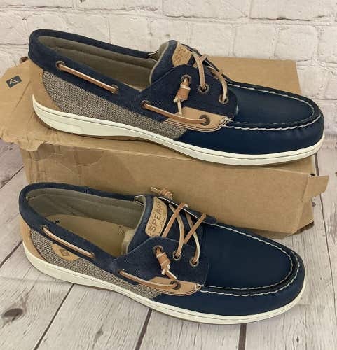 Sperry Top-Sider 99454 Rosefish Corduroy Women's Boat Shoes Navy US 12 M UK 9.5