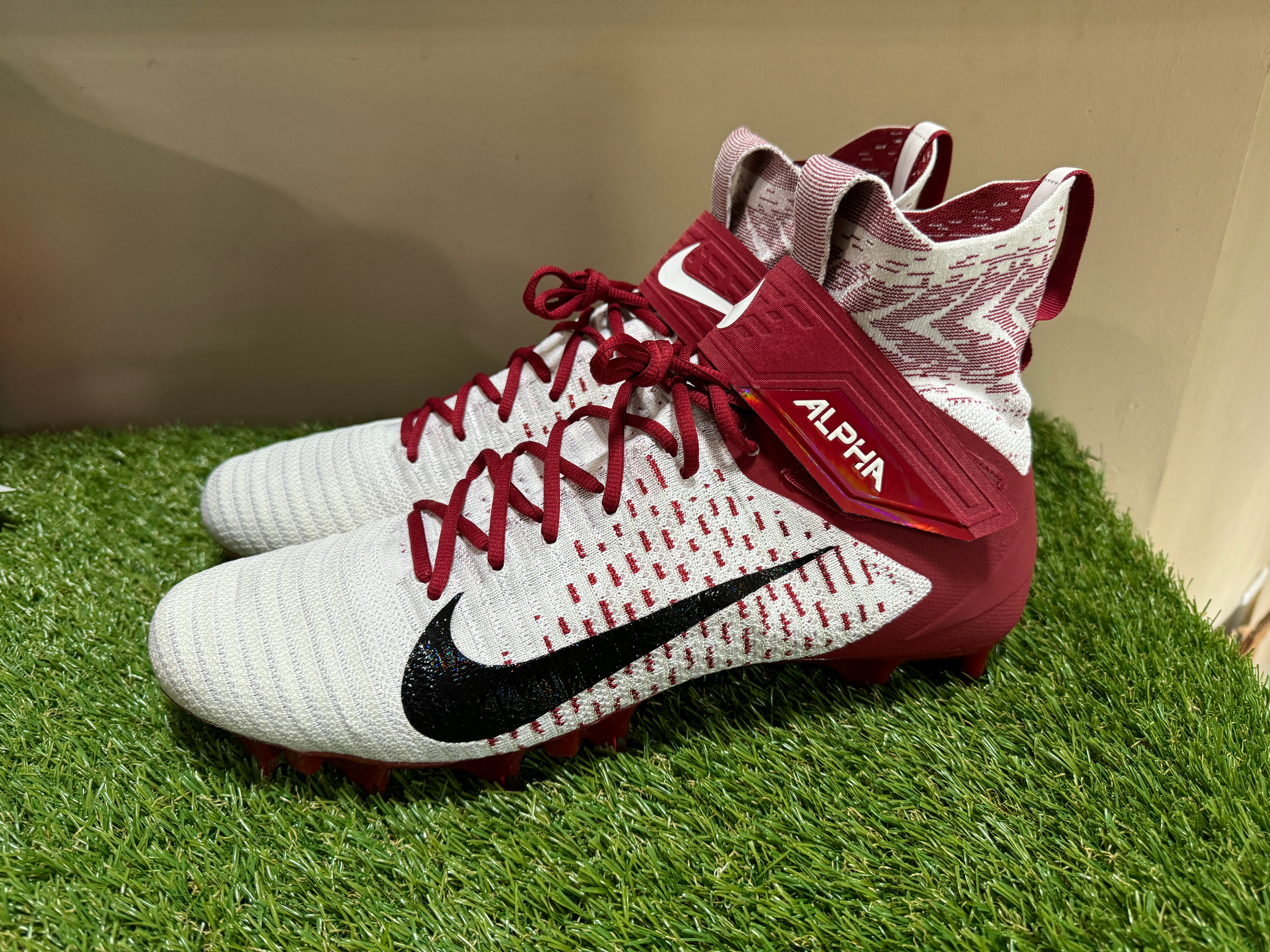 nike alpha menace pro 2 mid on feet