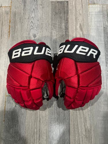 Pro Stock Devils 14” Bauer Vapor 2X Pro Gloves
