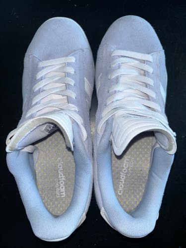 Blue Used Size 9.0 (Women's 10) Unisex Adult Adidas Shoes