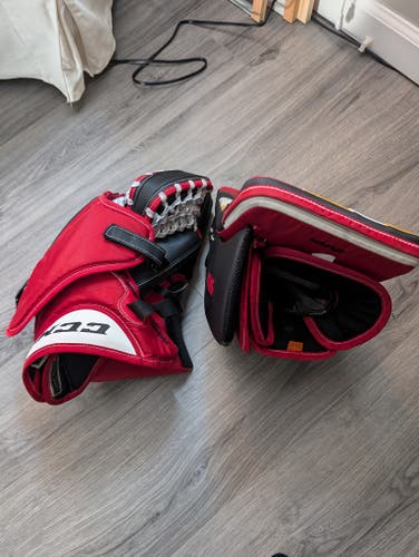 CCM Axis Pro Glove and Blocker