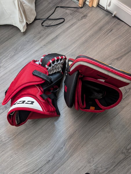 CCM Axis Pro Glove and Blocker