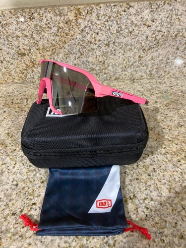 100% s3 sunglasses pink