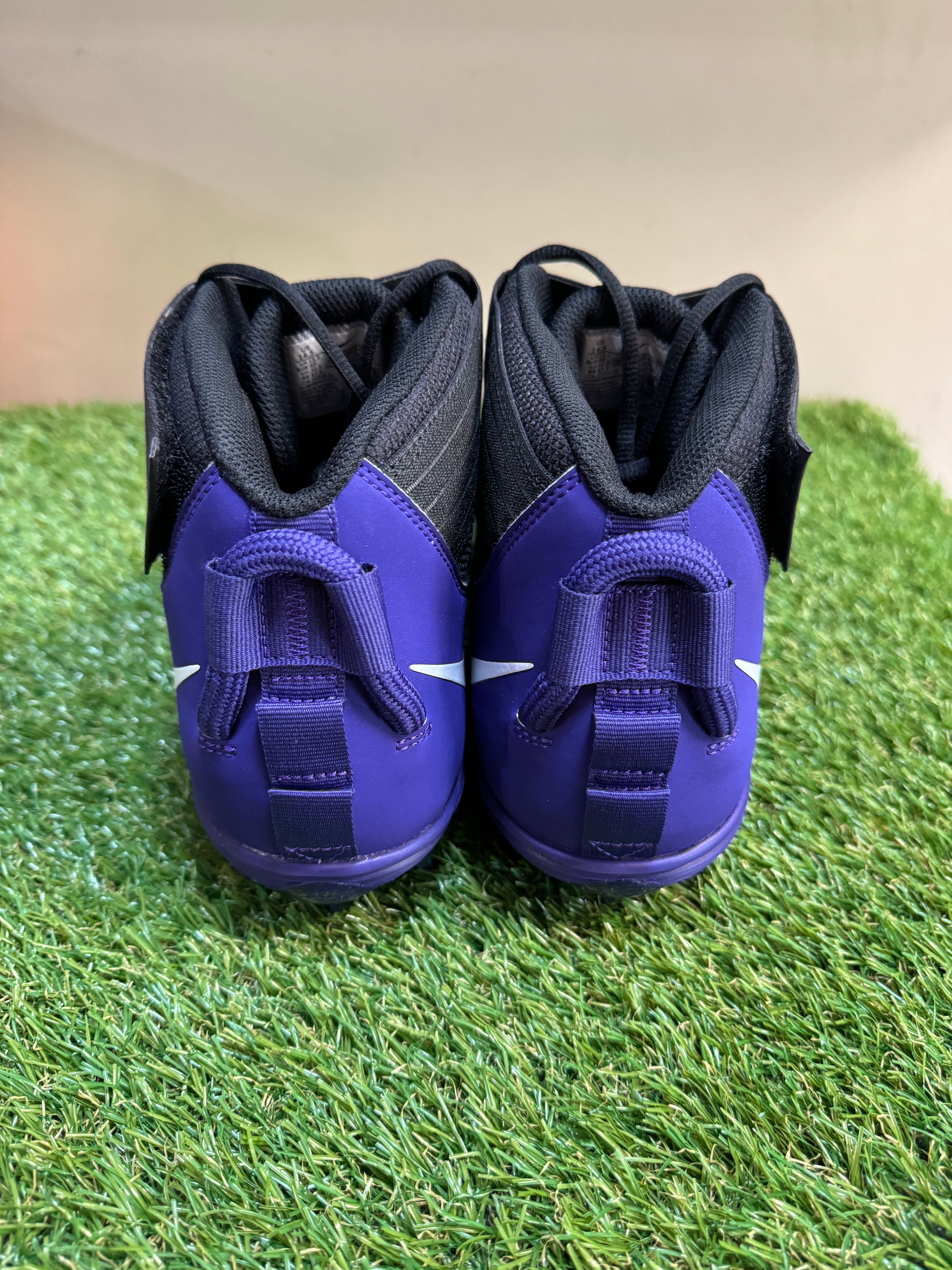 Nike Force Savage Pro 2 Black Purple PE Football Cleats Size  display picture 3