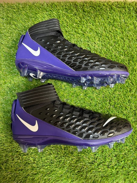 Nike Force Savage Pro 2 Black Purple PE Football Cleats Size  display picture 2