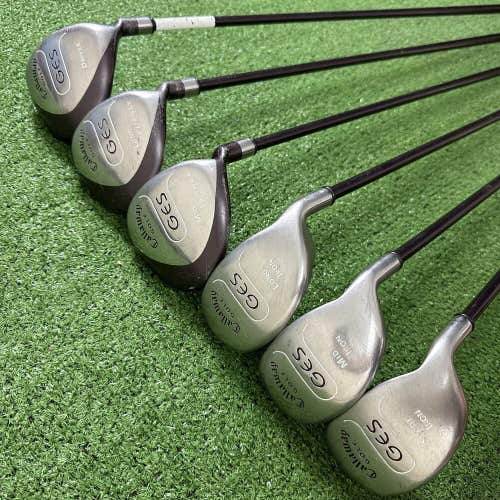 Callaway GES 6 Club Set Driver Long Mid Fairway Woods Long Mid Short Irons RH