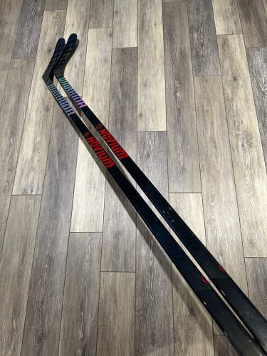Pro Stock RH Warrior Novium Pro Hockey Stick Custom P28 95 Flex