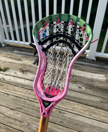 Used Watermelon Dye ECD Strung Rebel Offense Head
