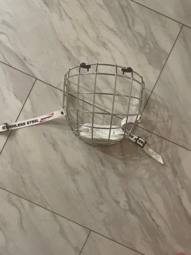 Swedish Chrome Hockey Cage. For Euro Sty. Imported From Latvia