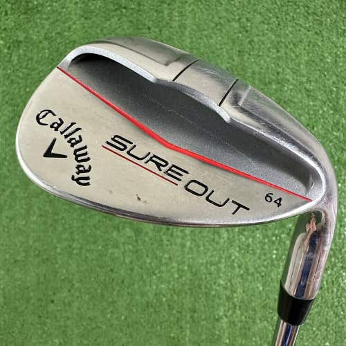 Callaway Sure Out Lob Wedge LW 64 KBS 90g Wedge Steel Mens Right Handed 34.5”