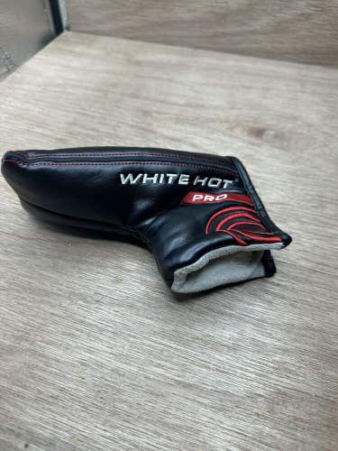 Odyssey White HOT PRO Blade putter head cover mens golf