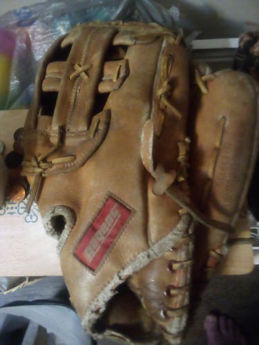 Used Right Hand Throw First Base Bigman Baseball Glove 15"