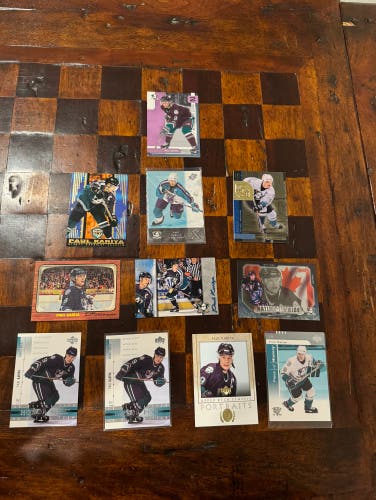 PAUL KARIYA: Mighty Ducks Hockey Card BUNDLE