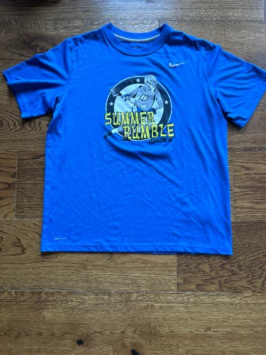 Summer Rumble Blue Boys Nike Dri-Fit Shirt