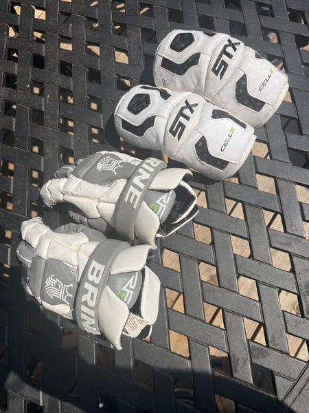 Used Brine RP3 Gloves & STX Cell IV Arm Pads
