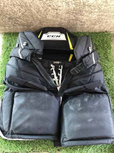 Used Junior Large CCM Axis 1.5 Hockey Goalie Pants